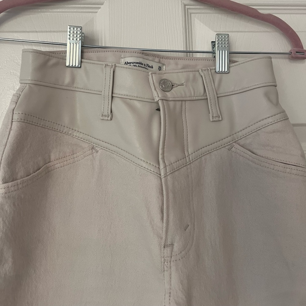 Abercrombie leather yoke pants